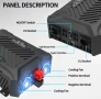 Универсален инвертор чиста синусоида с LCD екран/2 в 1/ DC 12/24v/AUTO/ към AC220v 50Hz-4000W, снимка 5