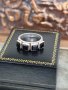 Сребърен пръстен с оникс 925 , снимка 1 - Пръстени - 41743021