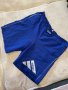 Сини къси панталони Adidas, тип баскетболни , снимка 1 - Спортни дрехи, екипи - 40769138