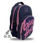 Ученическа раница, Benetton, Blue Pink Letters, 28x10.5x42cм, снимка 2