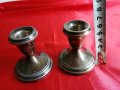 Комплект Английски СРЕБЪРНИ Свещници  123гр., снимка 5