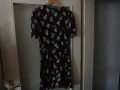 Нова черна флорална мини рокля Zara, размер XS, снимка 13