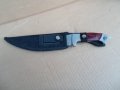 Голям ловджииски нож с калъф-красавец, снимка 1 - Ножове - 34836412