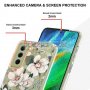 Samsung Galaxy S21 FE 5G Силиконов Прозрачен Гръб С Цвете - Бяла Гардения, снимка 4