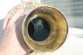 Стара китайска ваза - бронз с емайл , снимка 8