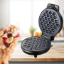 Гофретник за Bubble Waffle Rosberg, 1000W, Черен, 2 ГОДИНИ ГАРАНЦИЯ, снимка 1