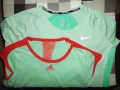 Тениски NIKE ,ADIDAS  дамски,Л-ХЛ-2ХЛ /резеда,синя/, снимка 1