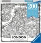 Ravensburger Puzzle 12963 Big City Life London Map  - Пъзел от 200 части НОВО