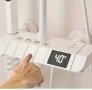 Луксозен душ комплект с LED дисплей – 4 функции, бял цвят | STBuildHome , снимка 5