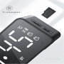 Безжичен LED огледален Bluetooth високоговорител,часовник,будилник,дата,радио и др. , снимка 7