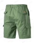Мъжки едноцветни къси карго панталони, 5цвята, снимка 4