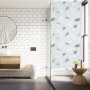 Щора за душ с дизайн на листа баня за душ и вана, снимка 2