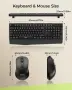Комплект безжична Bluetooth клавиатура и мишка seenda COE200, QWERTY UK, снимка 5