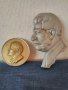 Плакет-обелиск на Ленин и Ленин, Сталин . от 70-те години., снимка 1 - Антикварни и старинни предмети - 38105157