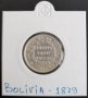 Сребърна монета Боливия 20 Сентавос 1879 г., снимка 1 - Нумизматика и бонистика - 39159866