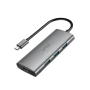 VAVA 7-в-1 USB C хъб с 4K 60Hz HDMI, 3xUSB 3.0, USB C - PD,Micro SD и SD четец на карти, снимка 1