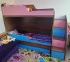 Детско двуетажно легло +  бюро 