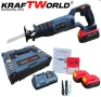Професионален Акумулаторен Саблен Трион KraftWorld + 3 ножчета, снимка 2