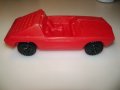 Червена пластмасова кола соц играчка, снимка 3