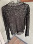 Елегантна блуза с пайети, снимка 1 - Блузи с дълъг ръкав и пуловери - 41889417