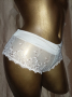 Marie claire Paris 40/42 Прозрачни бикини с бродерия цвят шампанско, снимка 6