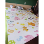 4137 Сгъваемо детско килимче за игра, топлоизолиращо 180x200x1cm - Жираф и Цифри, снимка 6
