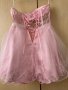 Розова къса бална рокля, размер s, xs, снимка 3