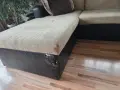 Ъглов диван ,изпорзван, снимка 4