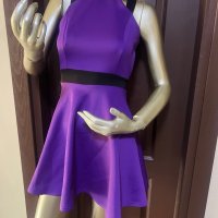 Дамска парти рокля в лилаво с интересен гръб !, снимка 6 - Рокли - 40057186