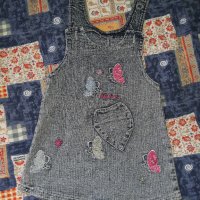 Детски гащеризон- рокля р.86, снимка 1 - Бебешки рокли - 42516704