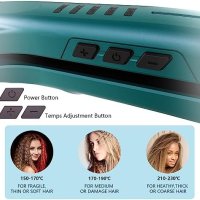 Нова преса за коса с титаниево-керамични плочи за оформяне на прически за жени, снимка 5 - Преси за коса - 41394351
