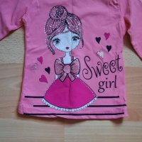 Блузи с дълъг ръкав за момиченце НМ , снимка 10 - Бебешки блузки - 34177510