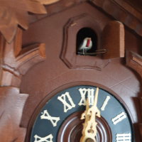 Стенен часовник с кукувица - Шварцвалд, снимка 6 - Антикварни и старинни предмети - 44617015