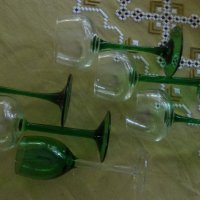 Чаши,цветно стъкло 5+1 брой, снимка 2 - Чаши - 41654463
