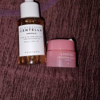 Нови. Центела ампула +Laneige нощна маска за устни корейска , снимка 1 - Козметика за лице - 42225979