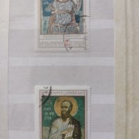 Красива колекция български пощенски марки- стенописи от Земенската църква, снимка 1 - Филателия - 40754920