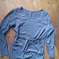 Блуза с бродерия , снимка 1 - Блузи с дълъг ръкав и пуловери - 40023070