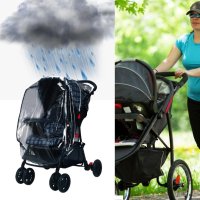 Универсален дъждобран за бебешка количка, снимка 6 - Детски колички - 41847035