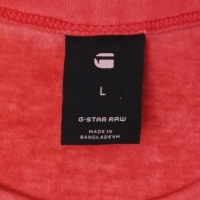 G-STAR RAW оригинална тениска L памучна фланелка LIFFY SLIM R T WMN, снимка 3 - Тениски - 36072248