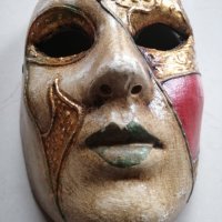 Карнавална маска 22 см. , снимка 2 - Други стоки за дома - 34406868