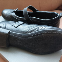 Официални обувки, балеринки 38, черни, естествена кожа , снимка 4 - Други - 36520702