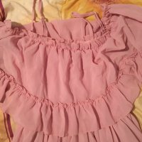 Розова рокля шаферка кръщене, снимка 8 - Рокли - 40533954