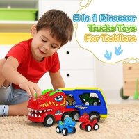 Нова детска играчка кола камион динозавър подарък малко дете игра, снимка 2 - Образователни игри - 41931943