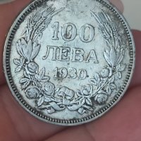 100 лв 1930 г сребро

, снимка 1 - Нумизматика и бонистика - 41706195