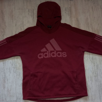 Оригинален суичър Adidas с качулка , снимка 1 - Спортни дрехи, екипи - 44655785