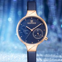 Дамски часовник NAVIFORCE Feminino Blue/Gold 5001L RGBEBE. , снимка 9 - Дамски - 34751188