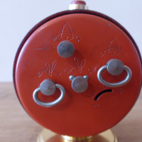Будилник часовник Слава червен, снимка 8 - Антикварни и старинни предмети - 44687875