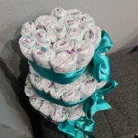 НОВО торта от памперси за подарък , снимка 2 - Пелени, памперси - 44285109