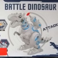 Детска играчка - Динозавър робот "Тиранозавър Рекс"със звук и светлина , снимка 1 - Електрически играчки - 38770725