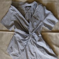 Зара/Zara елегантна риза с къс ръкав , снимка 1 - Ризи - 40173481
